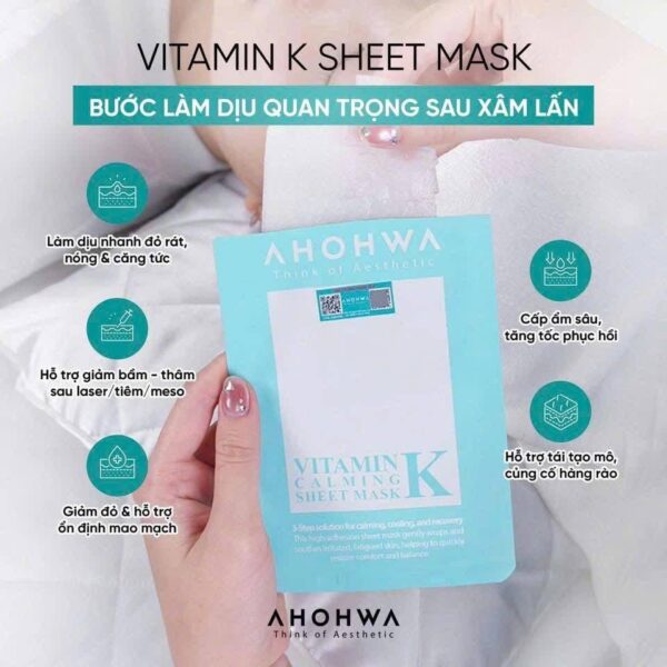 MASK PHỤC HỒI SINH HỌC VITAMIN K - AHOHWA